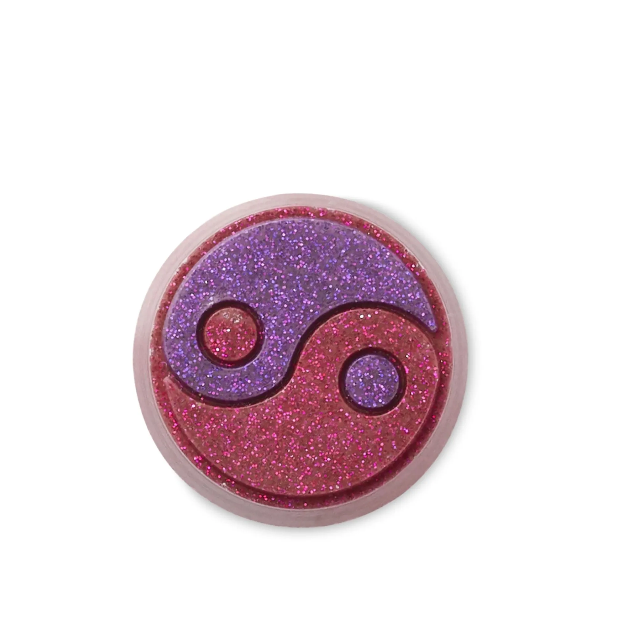 ตัวติดรองเท้า JIBBITZ™ GLITTER PINK YIN YANG Crocs