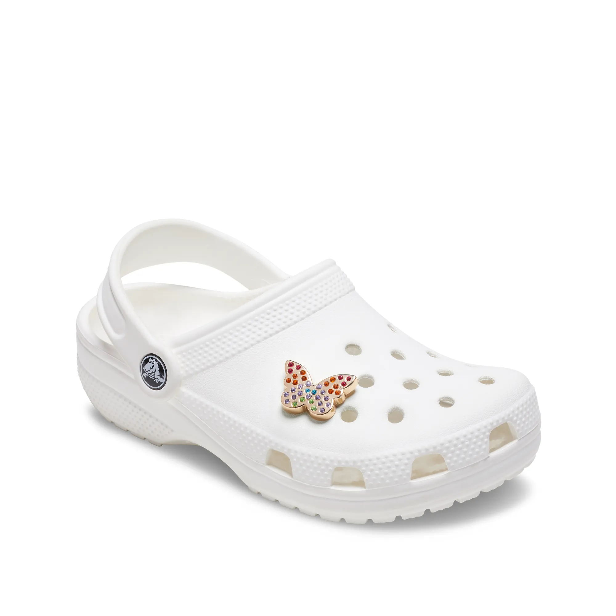 ตัวติดรองเท้า JIBBITZ™ GOLD RAINBOW ENCRUSTED BUTTERFLY Crocs