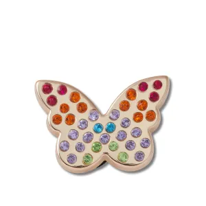 ตัวติดรองเท้า JIBBITZ™ GOLD RAINBOW ENCRUSTED BUTTERFLY Crocs