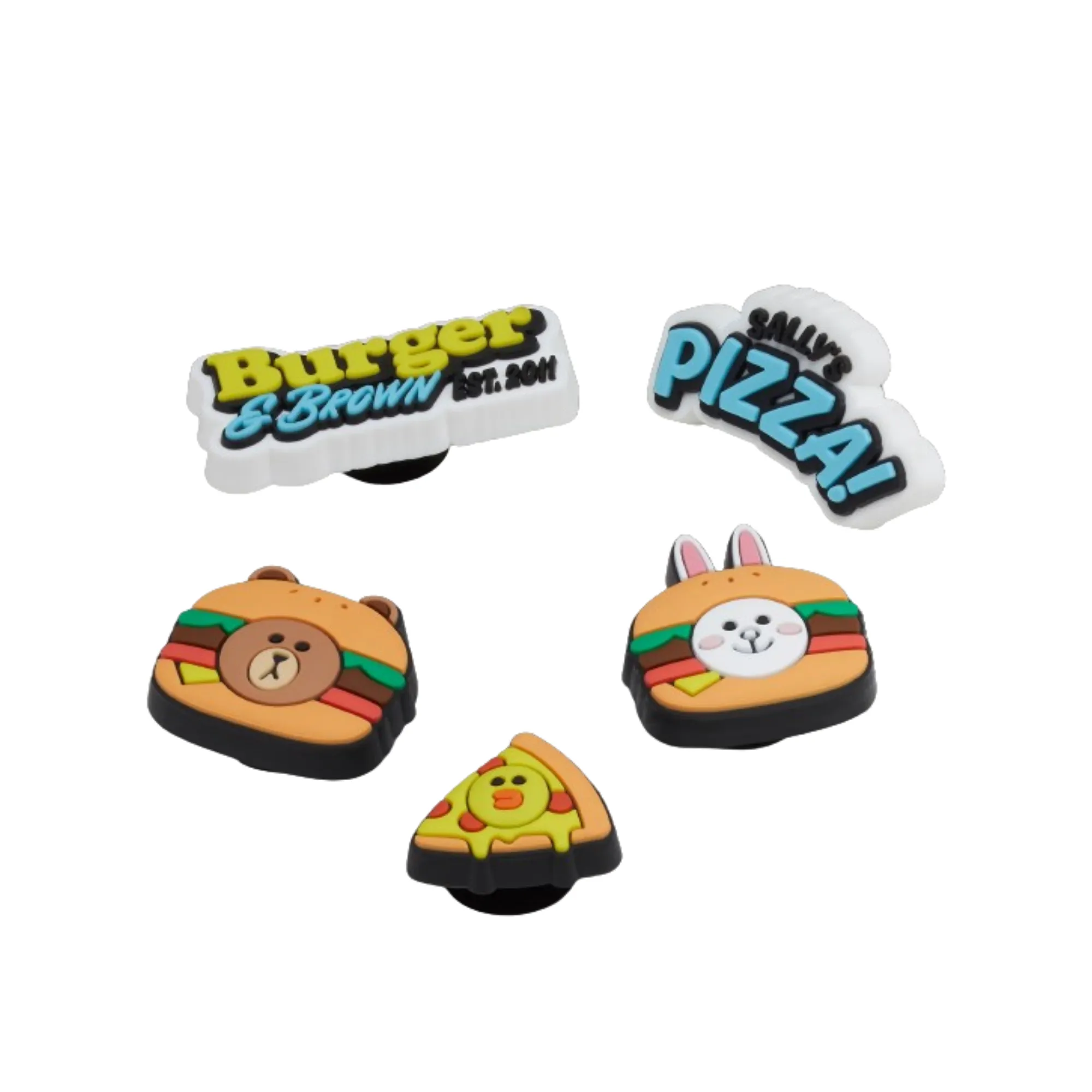 ตัวติดรองเท้า JIBBITZ™ LINE FRIENDS 5 PACK Crocs