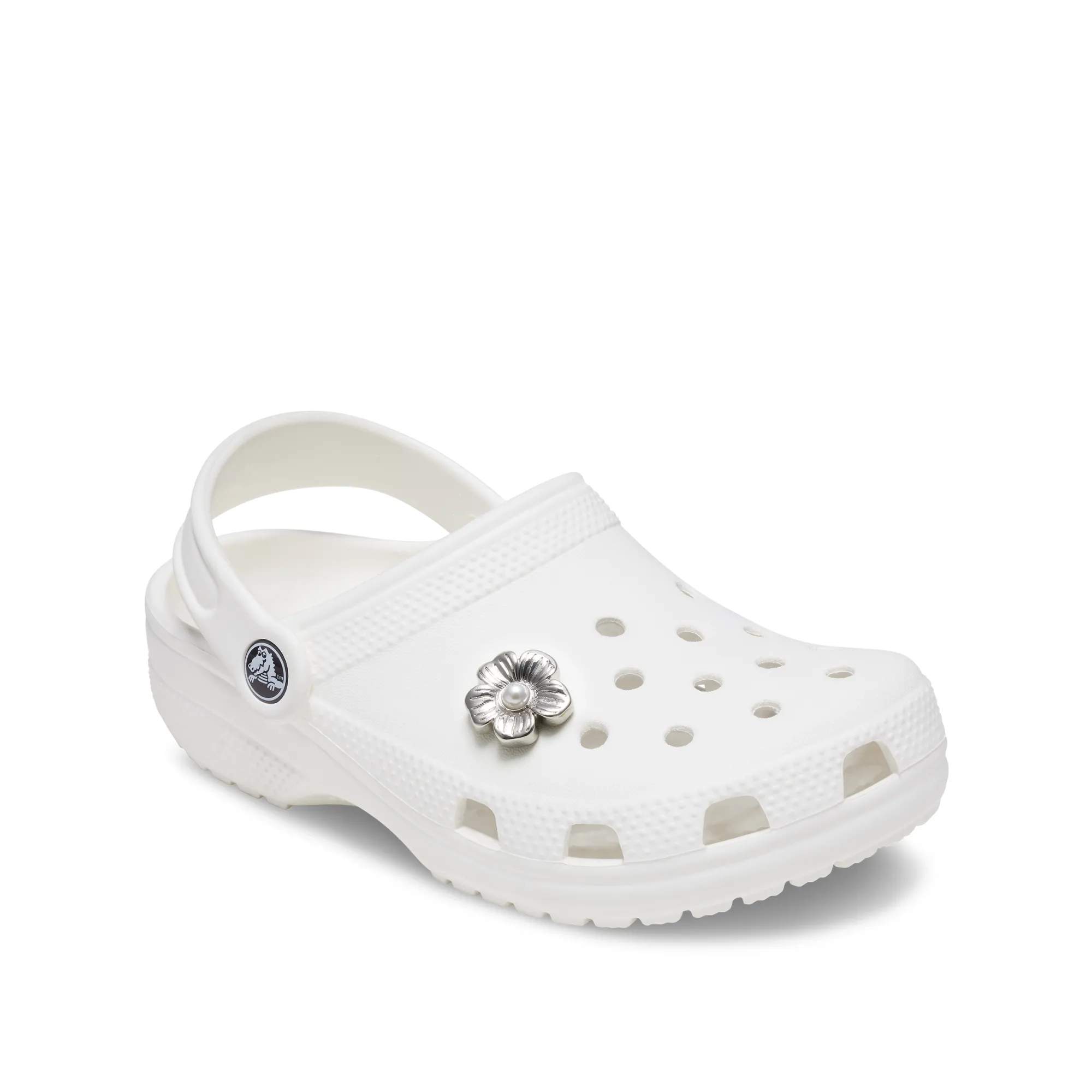 ตัวติดรองเท้า JIBBITZ™ SILVER MONOCHROME DAISY 2 Crocs
