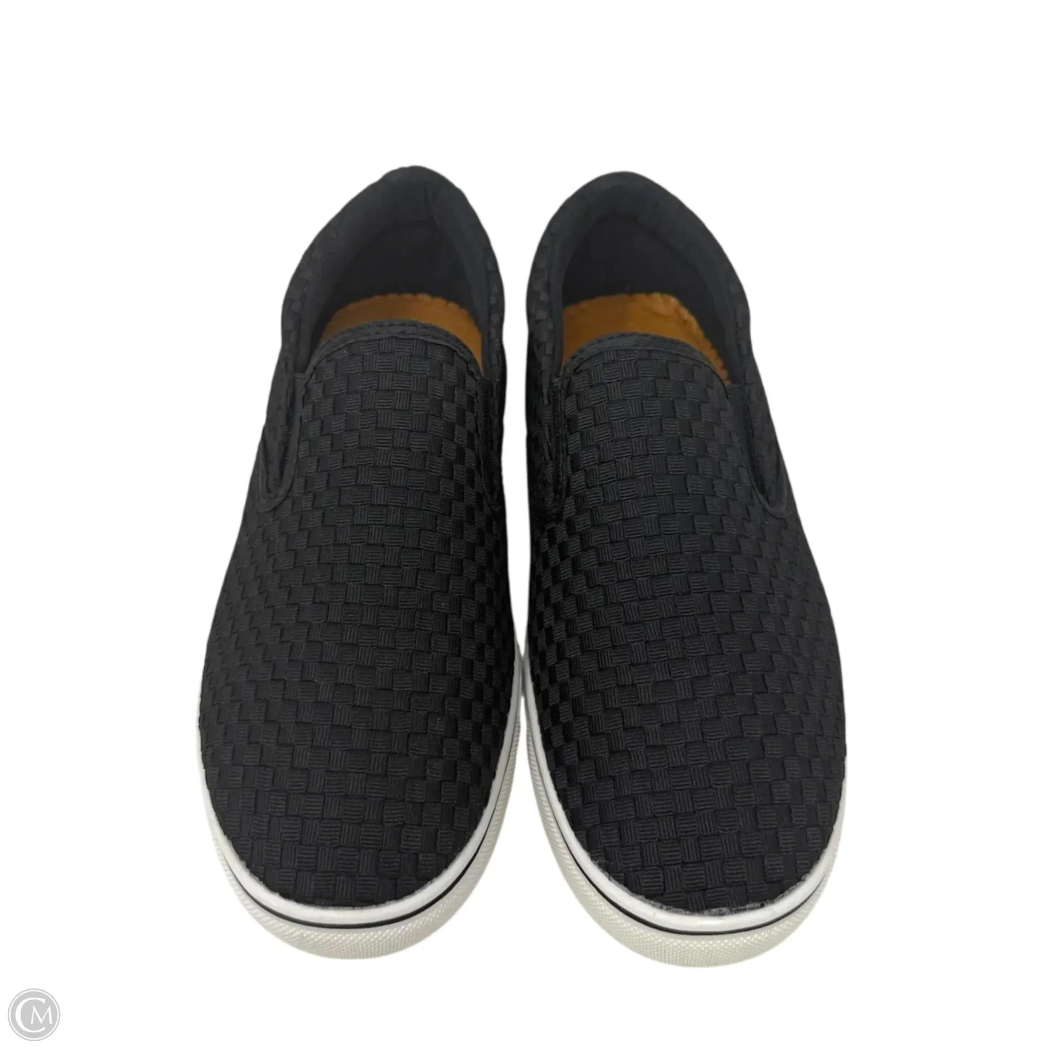 Bernie Mev Ofelila Black Slip On Sneakers By Bernie Mev In Black, Size: 9.5