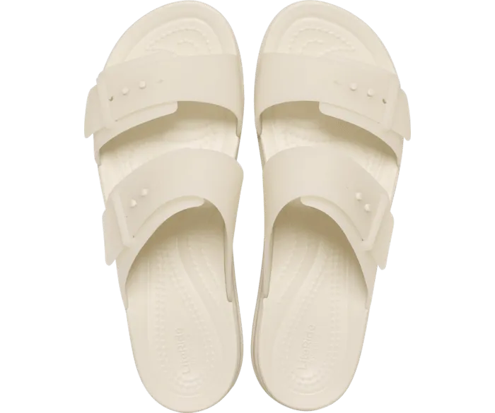 Brooklyn Buckle Frosted Low Wedge