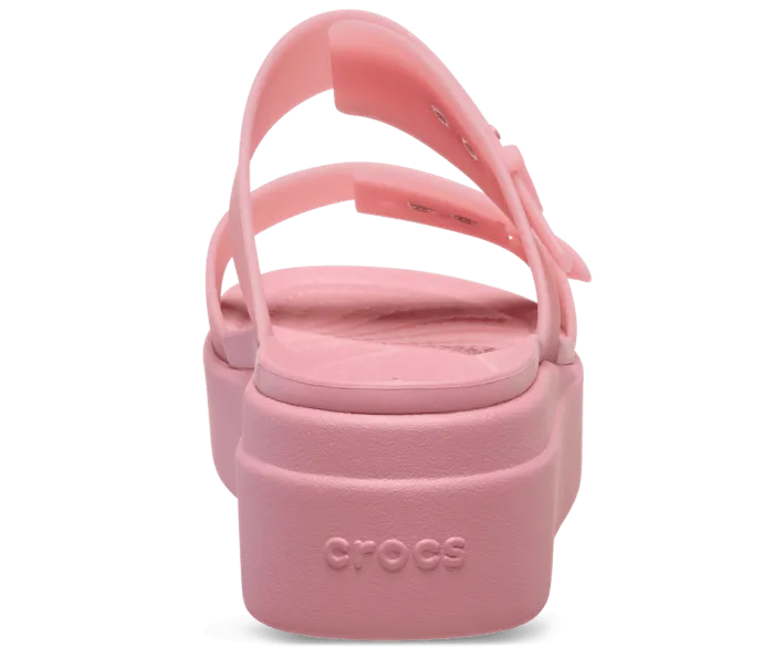 Brooklyn Buckle Frosted Low Wedge