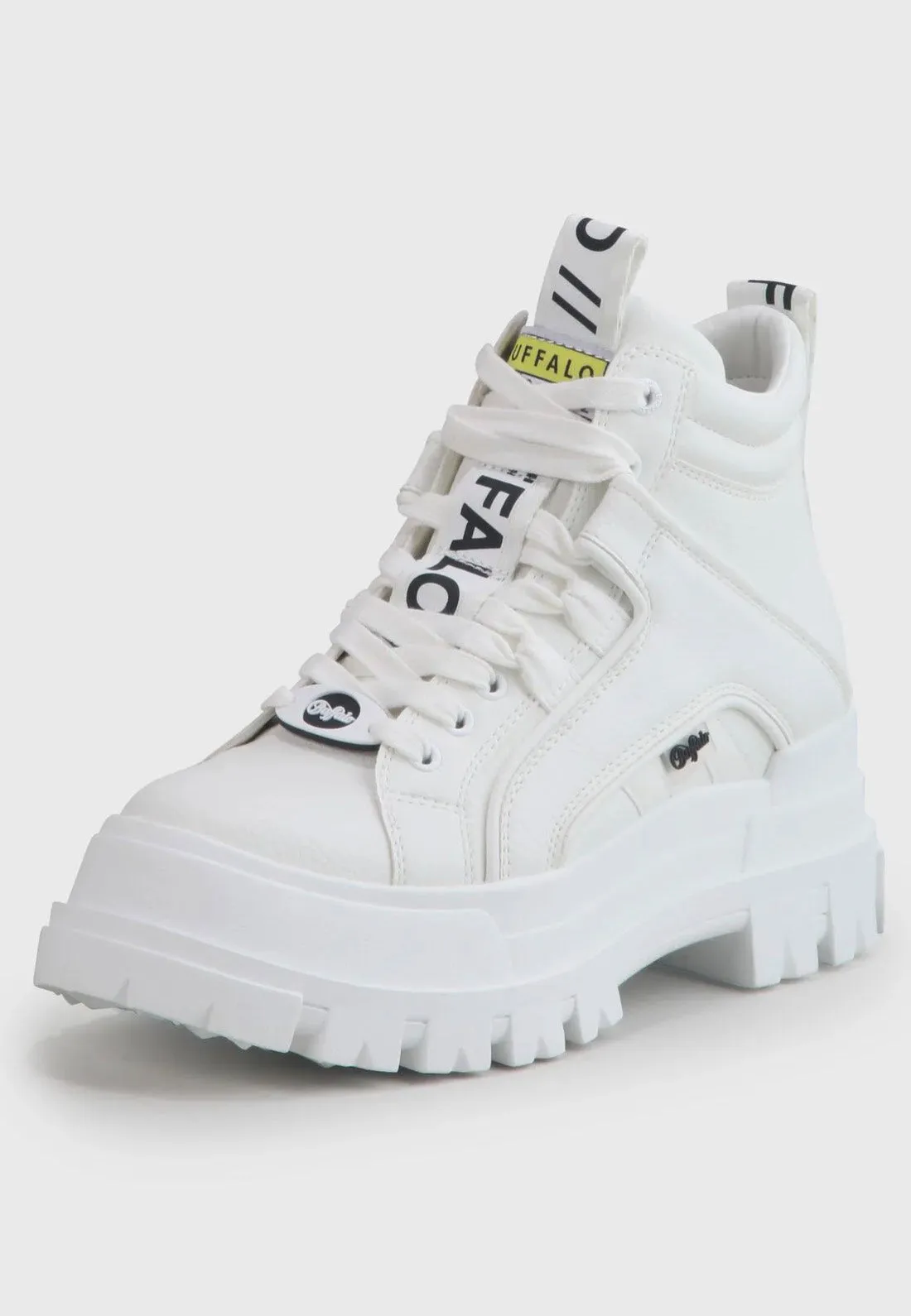 Buffalo - Aspha NC Mid White - Girl Shoes
