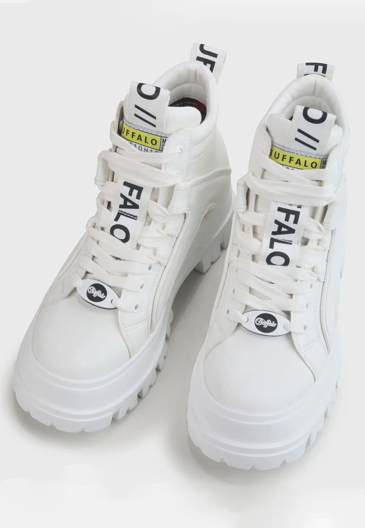 Buffalo - Aspha NC Mid White - Girl Shoes