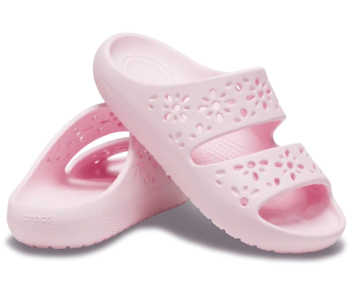 Classic Floral Cutout Sandal