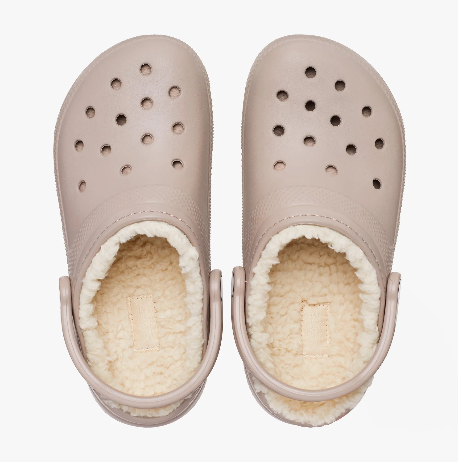 Crocs 203591-2YB CLASSIC LINED Unisex Clogs Mushroom/Bone
