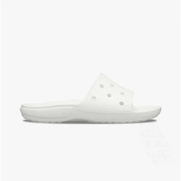 Crocs 206121-100 CLASSIC SLIDE Unisex Sliders White