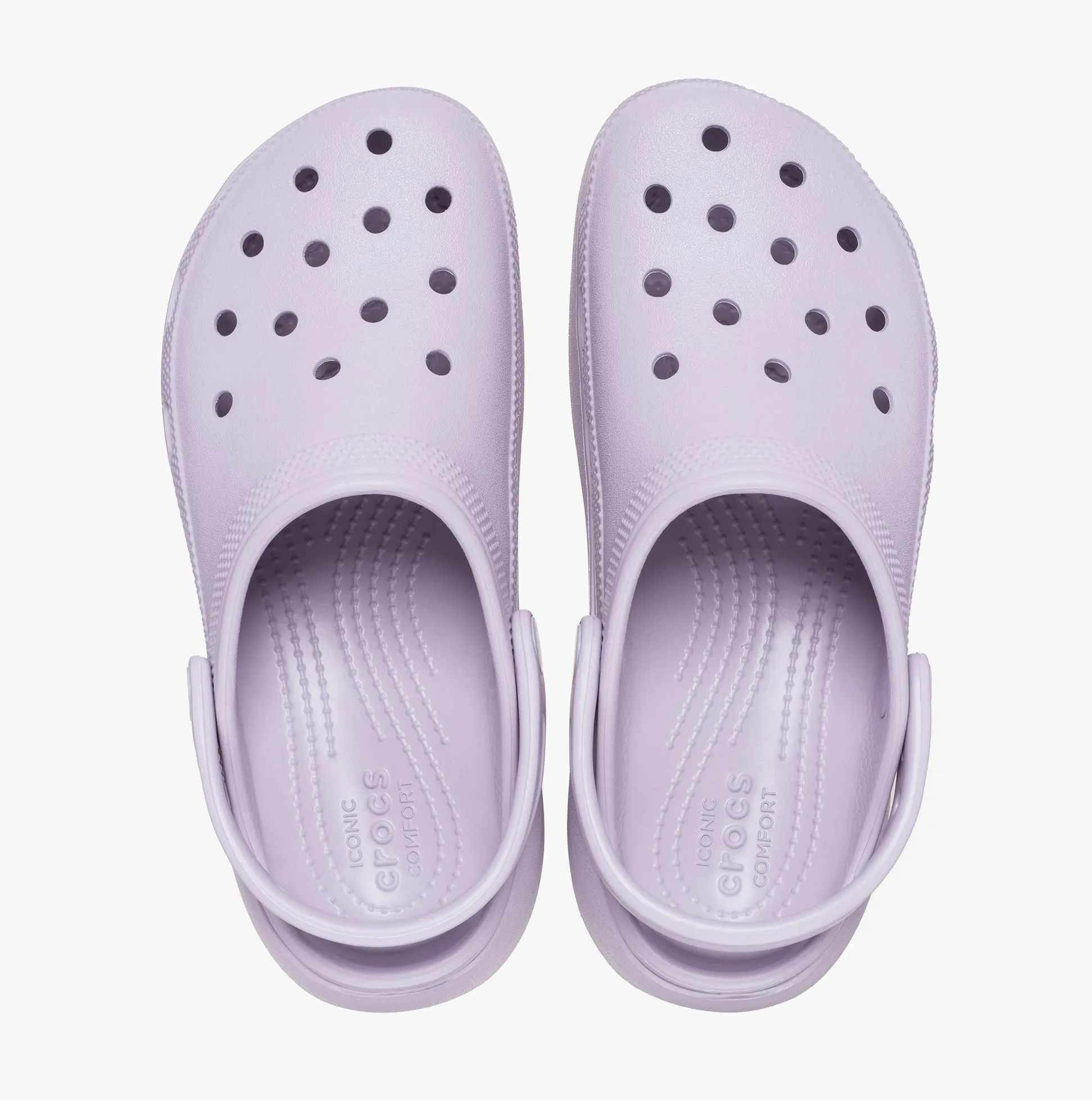 Crocs 206750-5PS CLASSIC PLATFORM CLOG Womens Clogs Mauve Mist