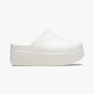 Crocs 209869-0WV DYLAN PLATFORM Womens Clogs Chalk