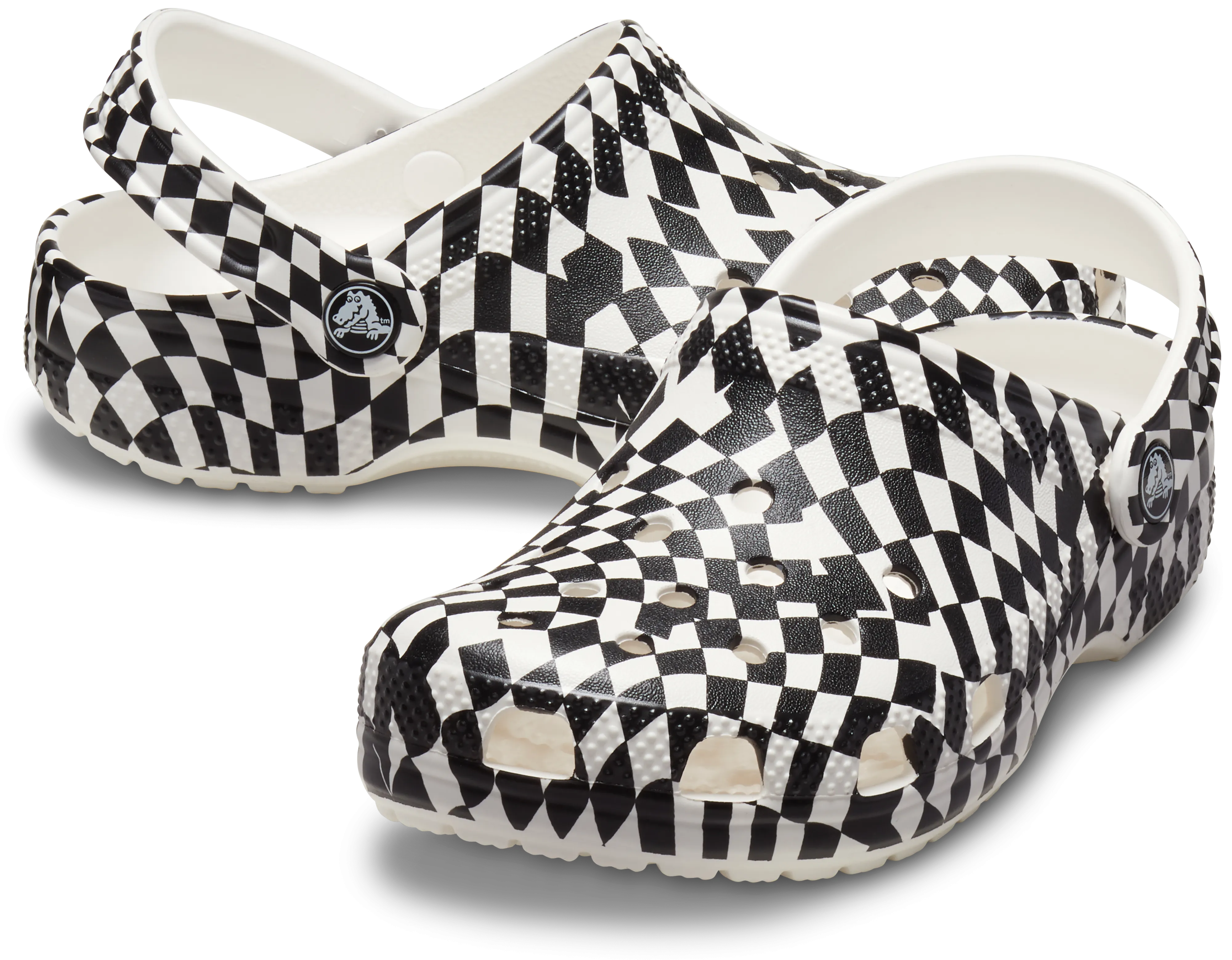 Crocs Adult Warped Checker Classic Clog