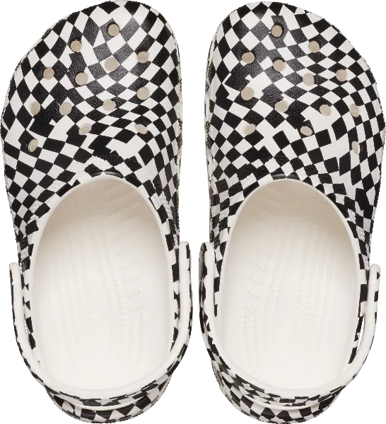 Crocs Adult Warped Checker Classic Clog