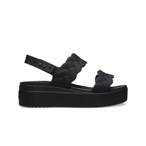 Crocs รองเท้าแตะผู้หญิง BROOKLYN UPPER LOW WEDGE SANDAL