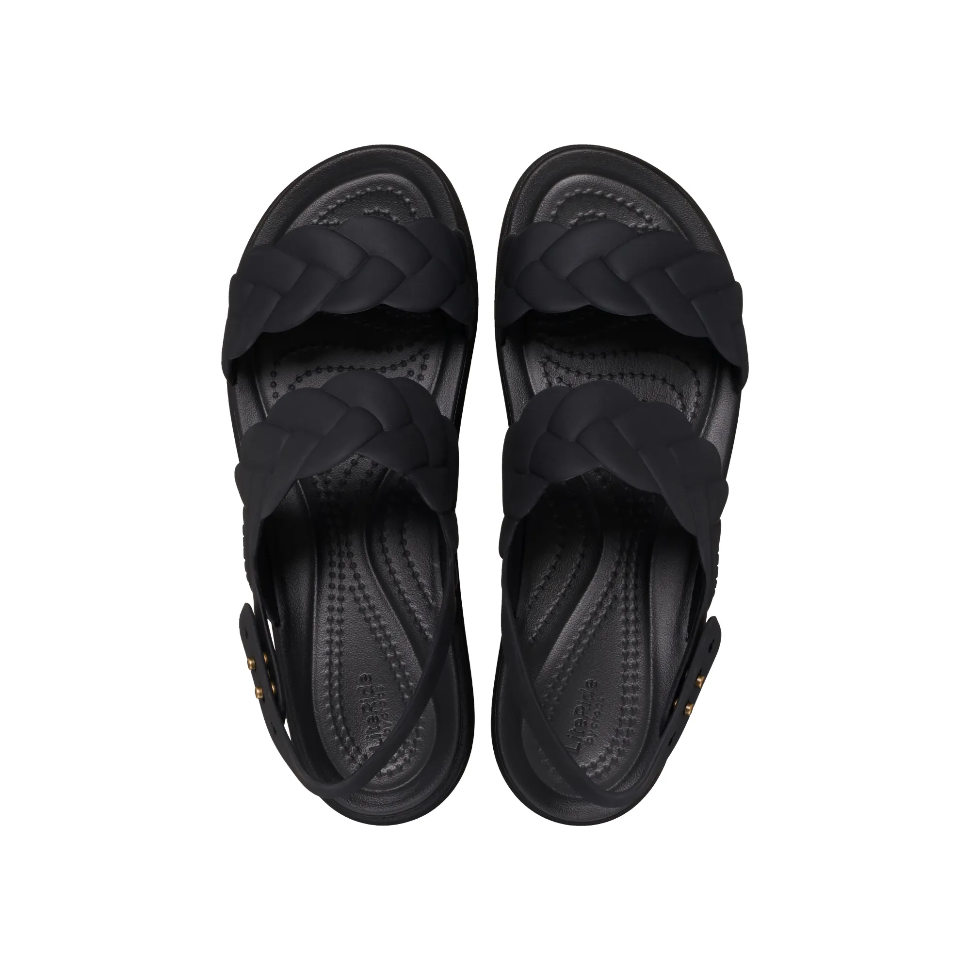 Crocs รองเท้าแตะผู้หญิง BROOKLYN UPPER LOW WEDGE SANDAL