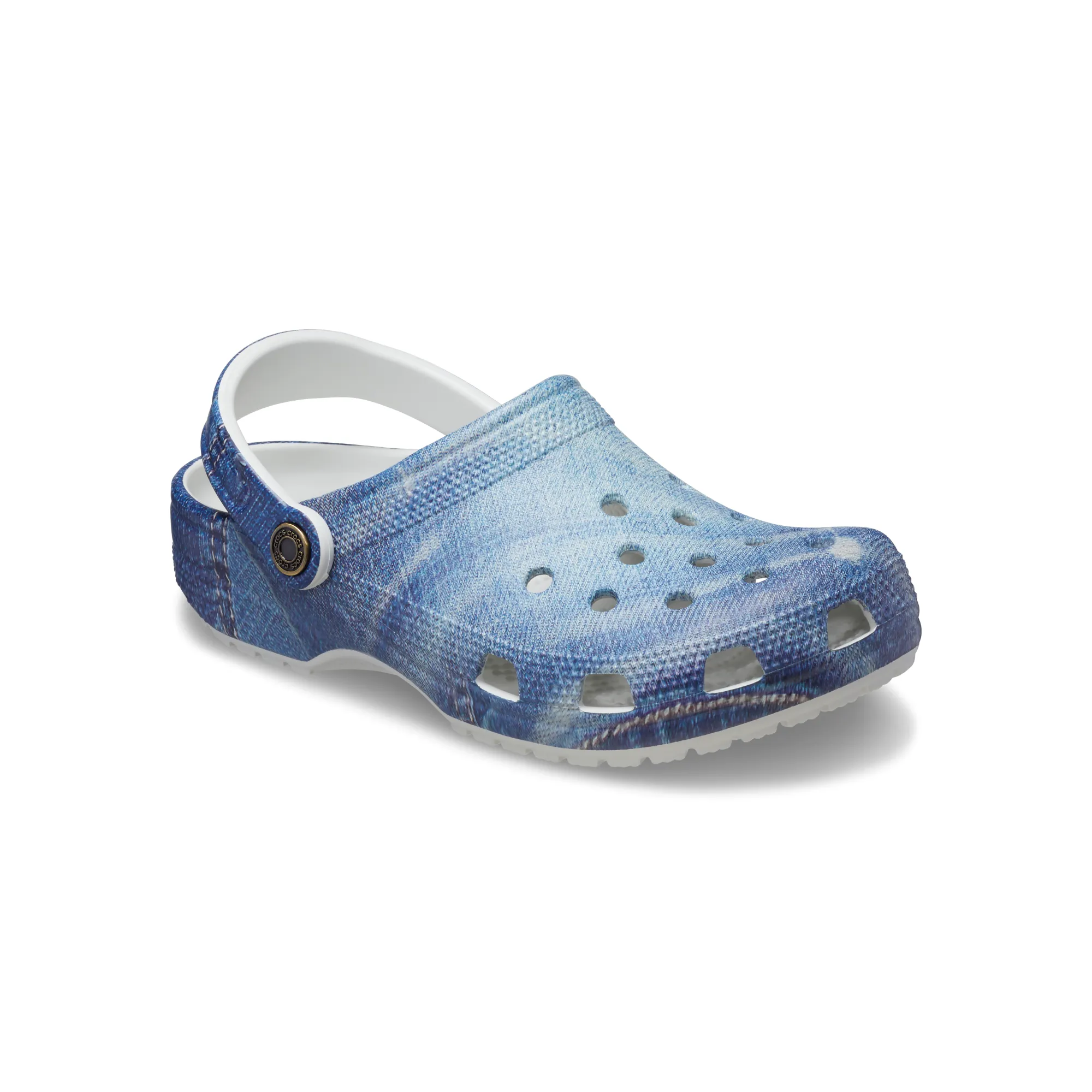Crocs รองเท้าลำลองผู้ใหญ่ CLASSIC DENIM CLOG