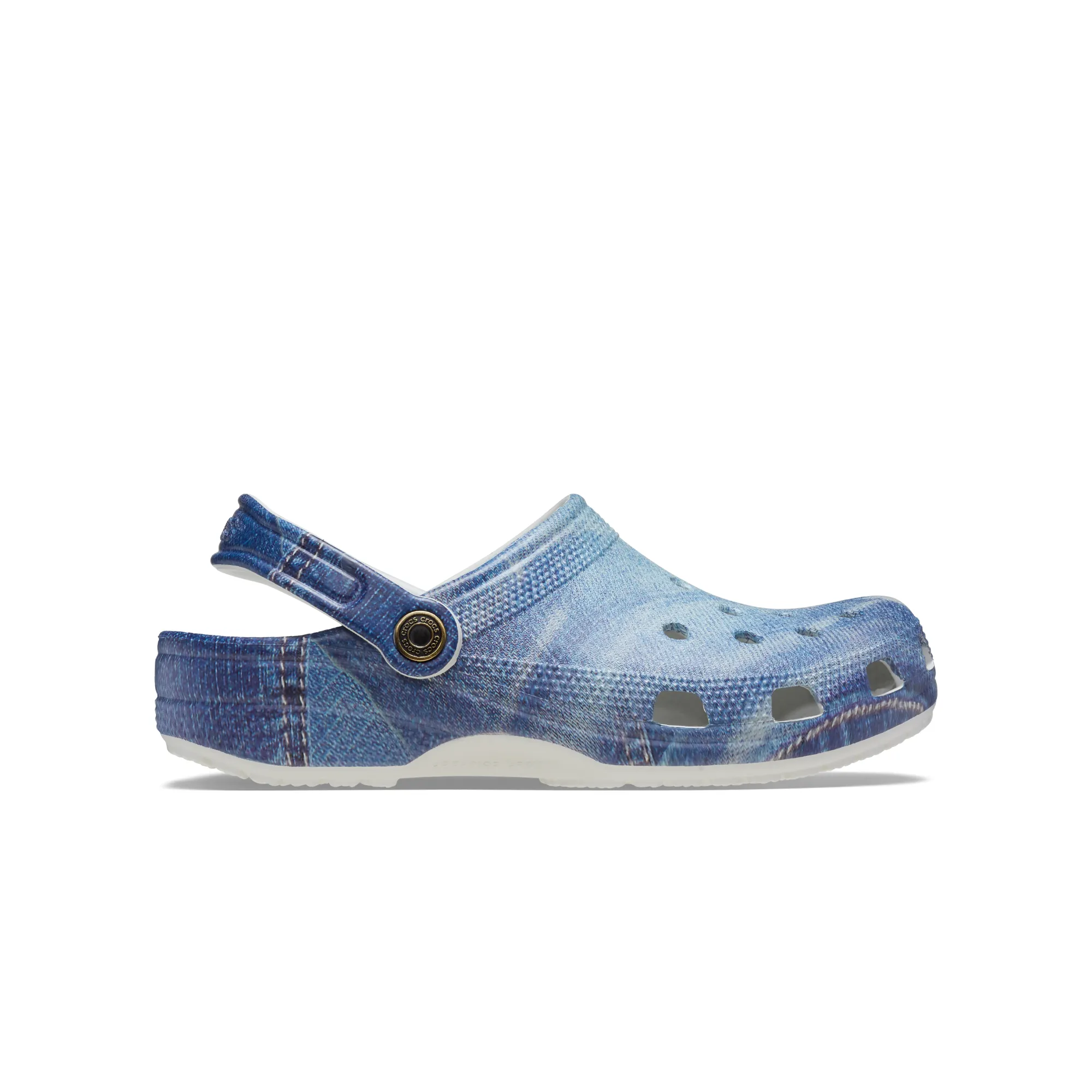 Crocs รองเท้าลำลองผู้ใหญ่ CLASSIC DENIM CLOG