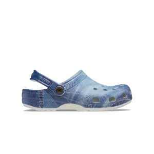 Crocs รองเท้าลำลองผู้ใหญ่ CLASSIC DENIM CLOG