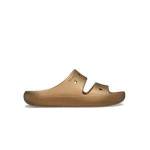 Crocs รองเท้าแตะผู้ใหญ่ CLASSIC METALLIC  SANDALS