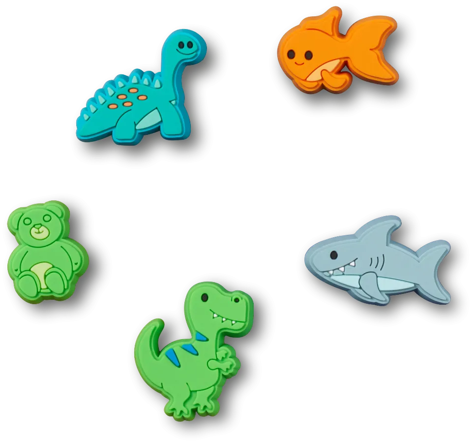 Crocs Jibbitz™ Cartoon Animals 5-Pack