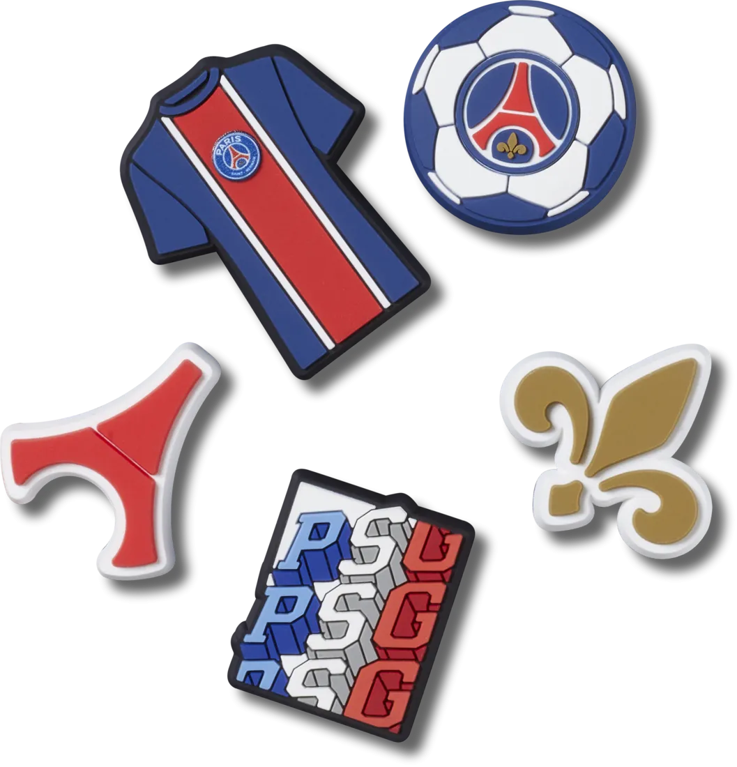 Crocs Jibbitz™ Paris St Germain 5-Pack