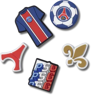 Crocs Jibbitz™ Paris St Germain 5-Pack