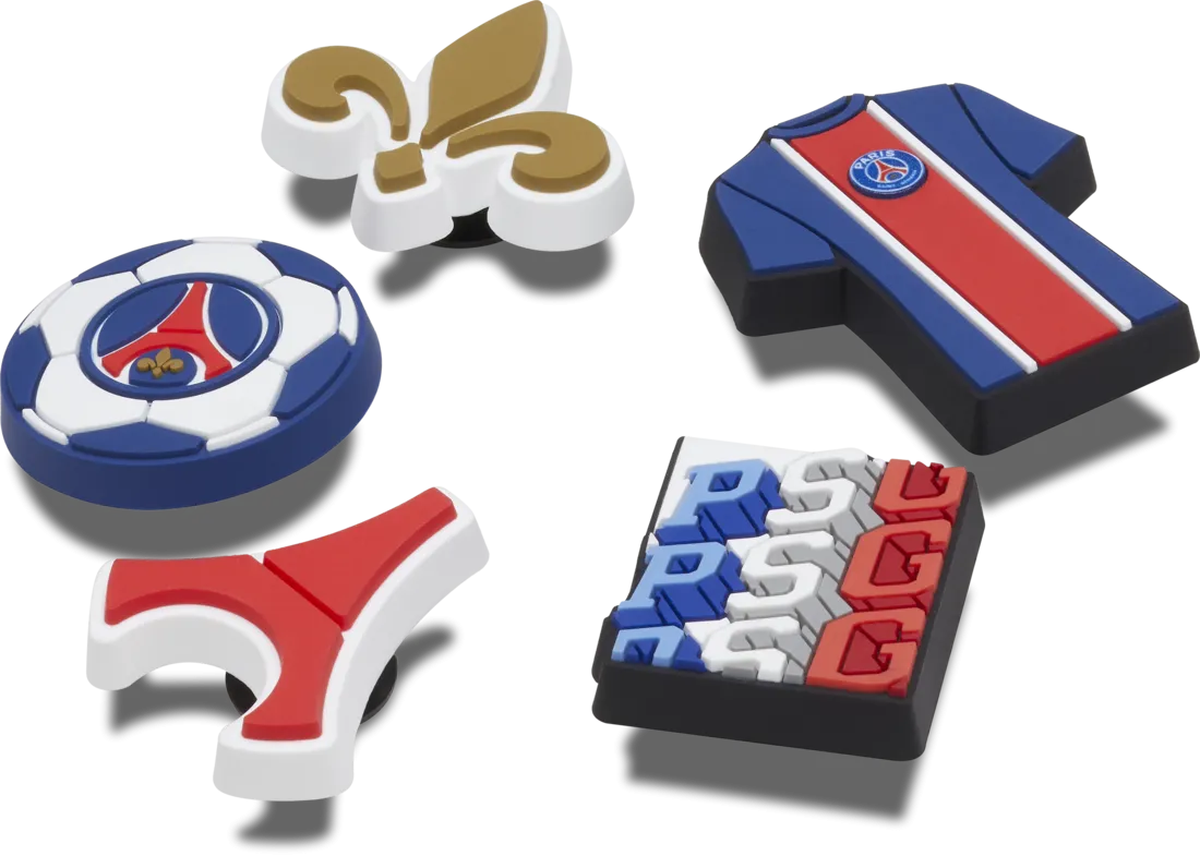 Crocs Jibbitz™ Paris St Germain 5-Pack
