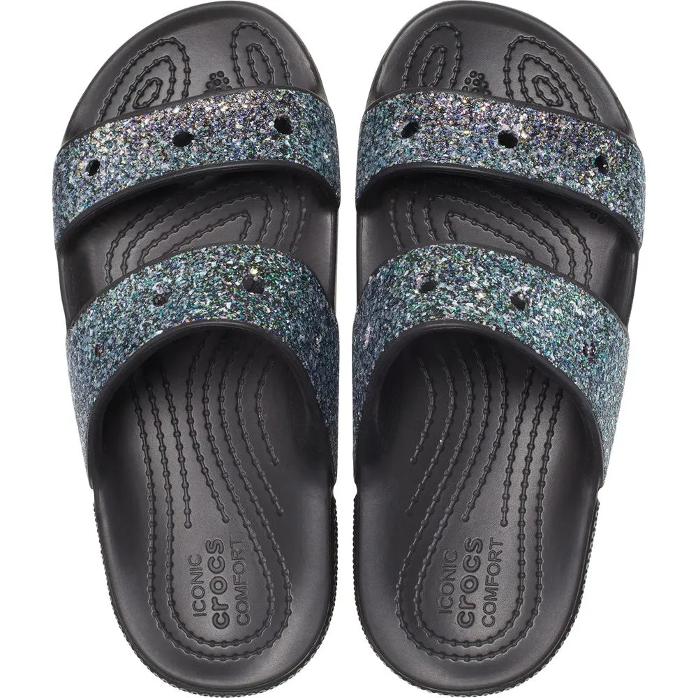 Crocs Kids Classic Crocs Glitter Sandal