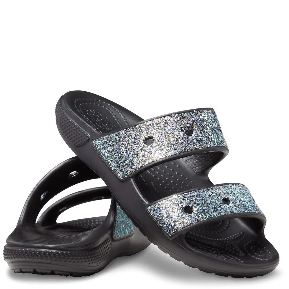 Crocs Kids Classic Crocs Glitter Sandal