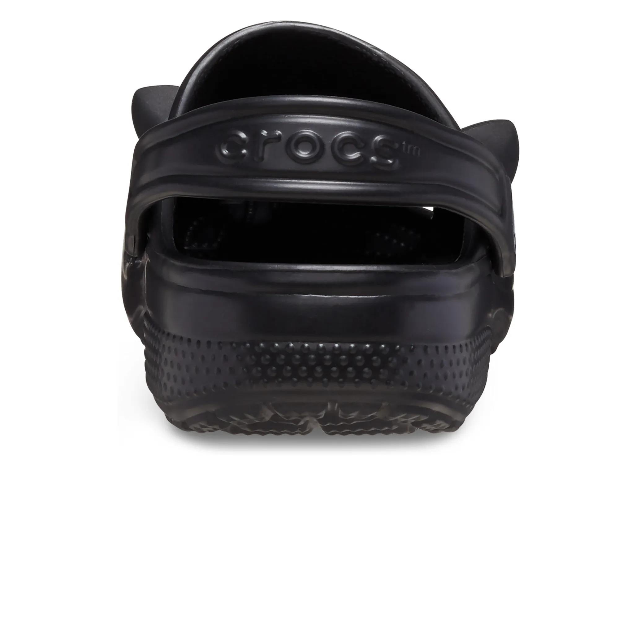 Crocs KIDS' CLASSIC GLOW BLACK CAT CLOG
