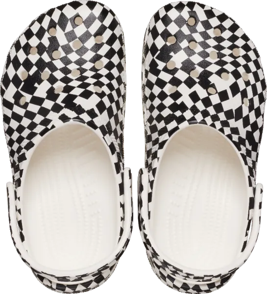 Crocs Kids' Warped Checker Classic Clog