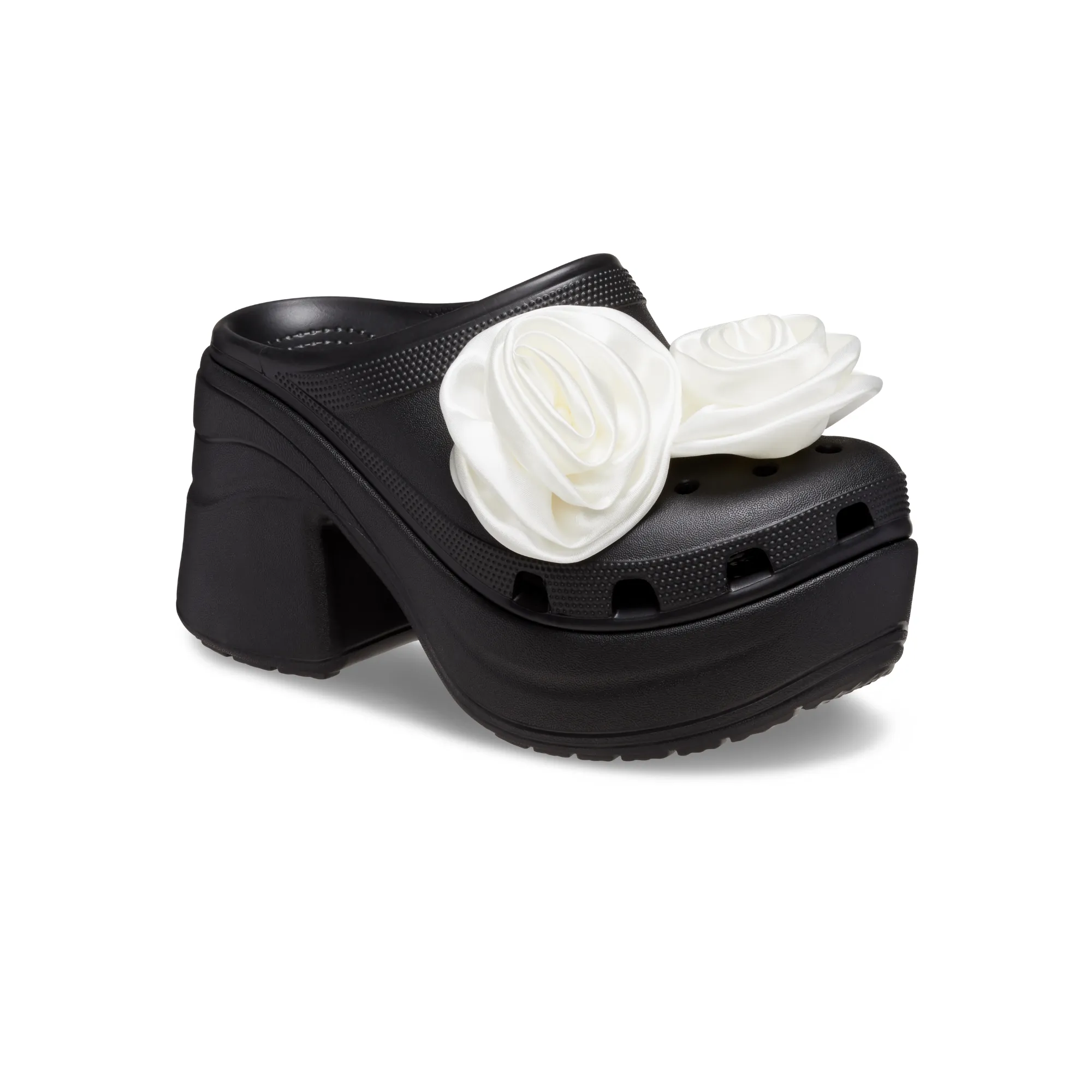 Crocs รองเท้าลำลองผู้ใหญ่ SIREN ROSETTE CLOG