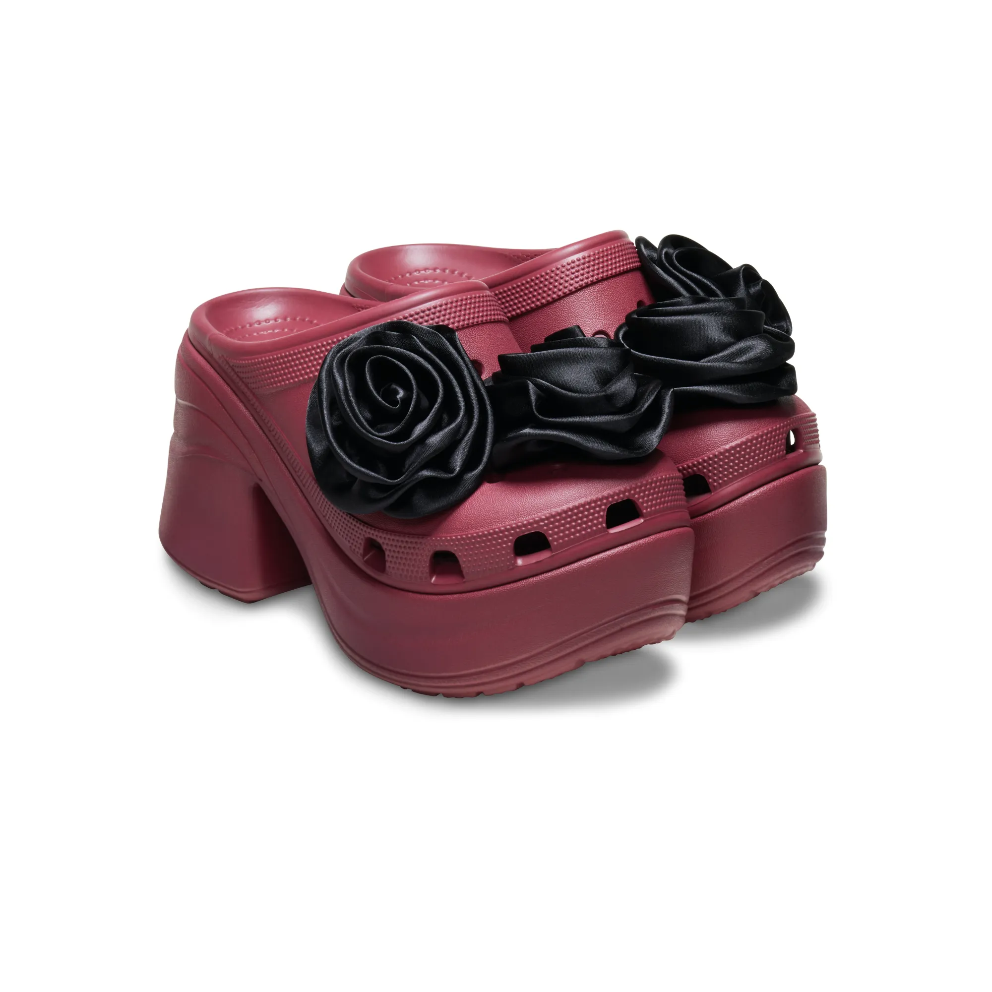 Crocs รองเท้าลำลองผู้ใหญ่ SIREN ROSETTE CLOG