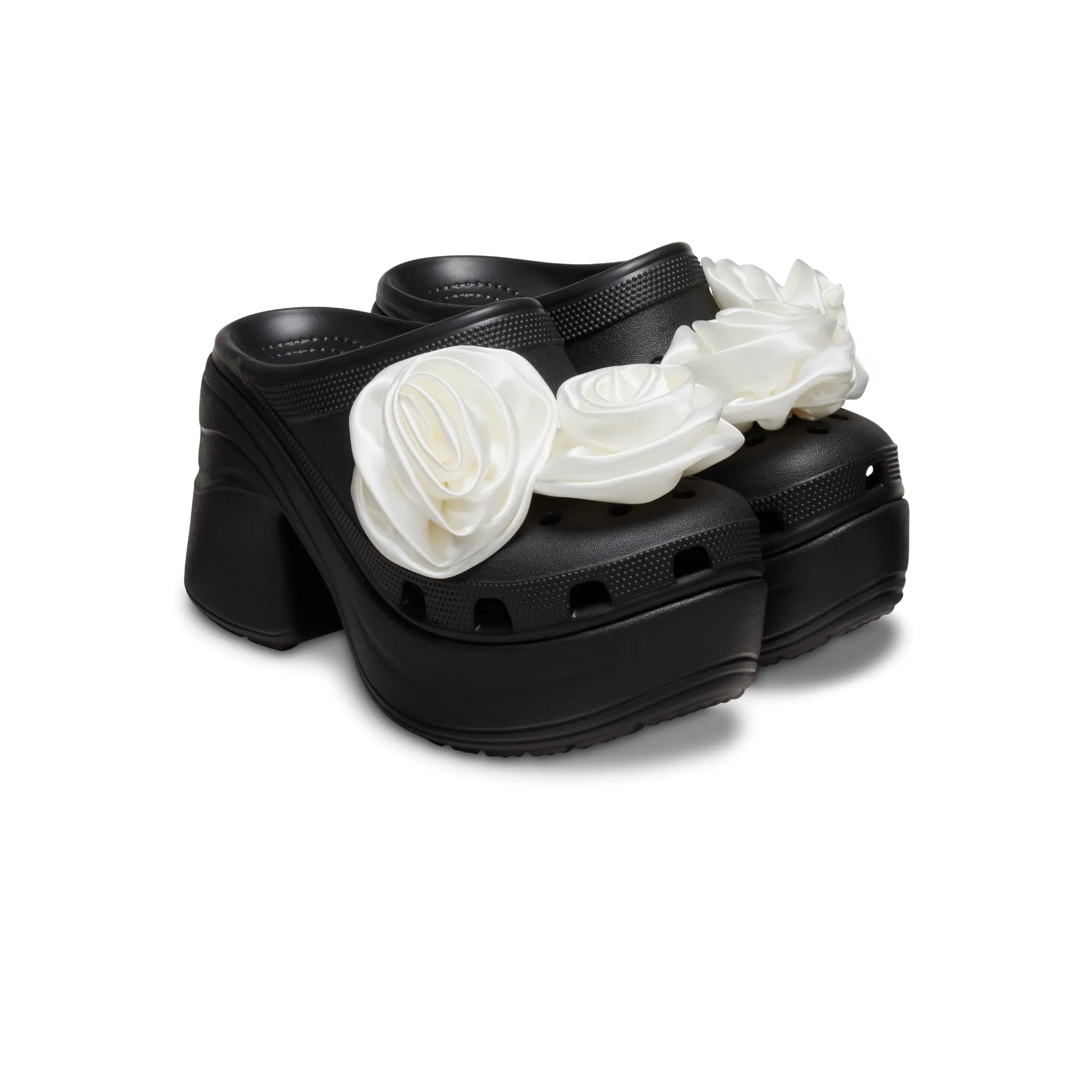 Crocs รองเท้าลำลองผู้ใหญ่ SIREN ROSETTE CLOG