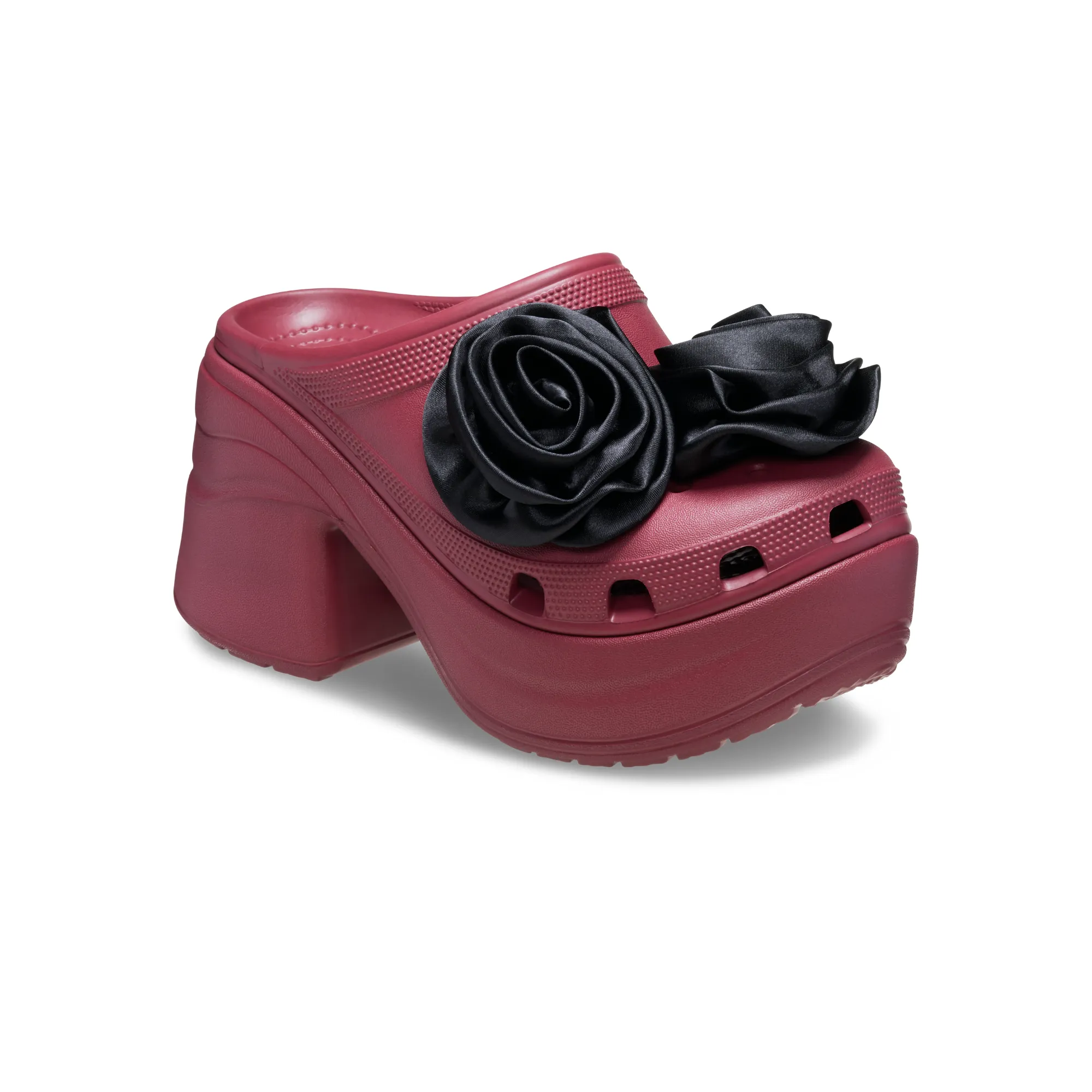 Crocs รองเท้าลำลองผู้ใหญ่ SIREN ROSETTE CLOG