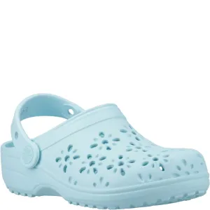 Crocs Toddler Classic Floral Cut Out Clog