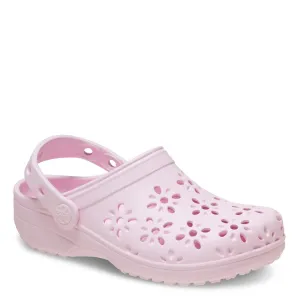 Crocs Toddler Classic Floral Cut Out Clog