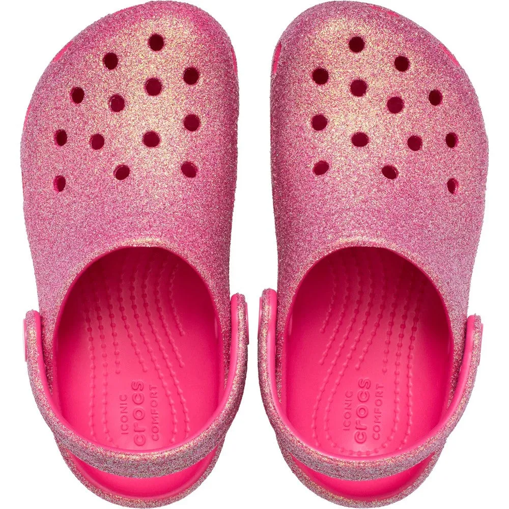 Crocs Toddler Classic Glitter Clog