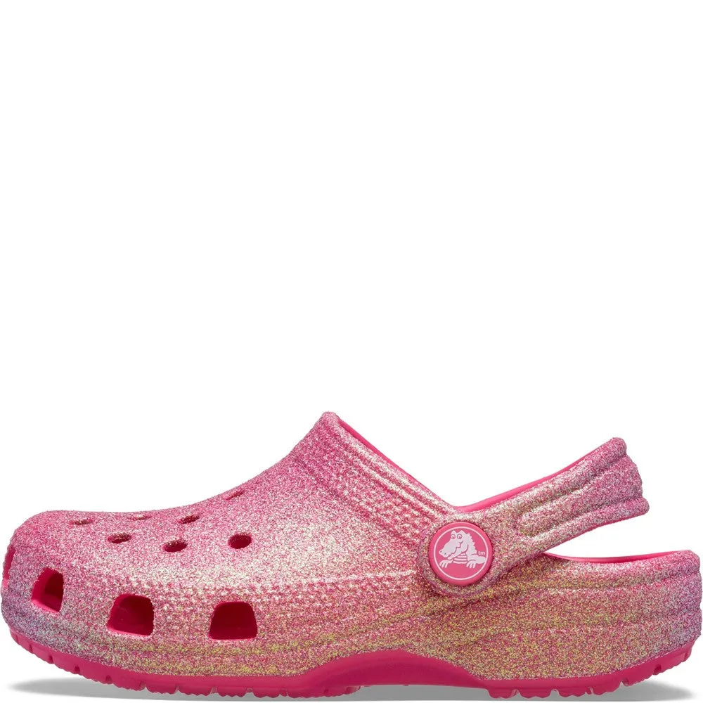 Crocs Toddler Classic Glitter Clog
