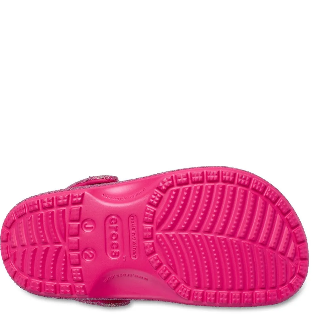 Crocs Toddler Classic Glitter Clog