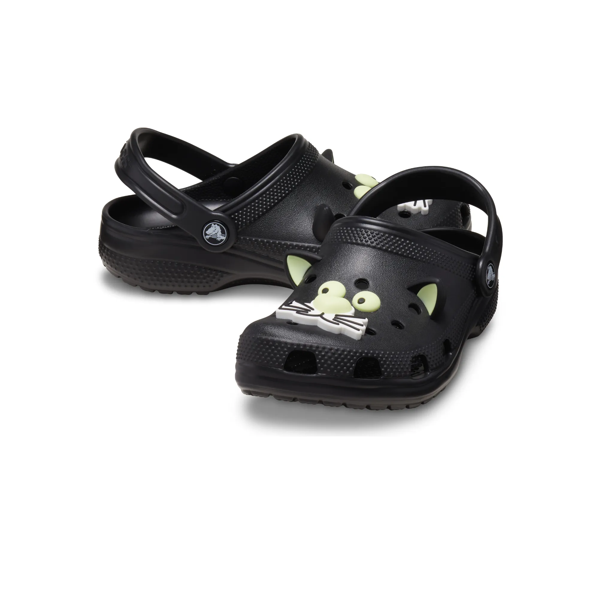 Crocs TODDLER CLASSIC GLOW BLACK CAT CLOG