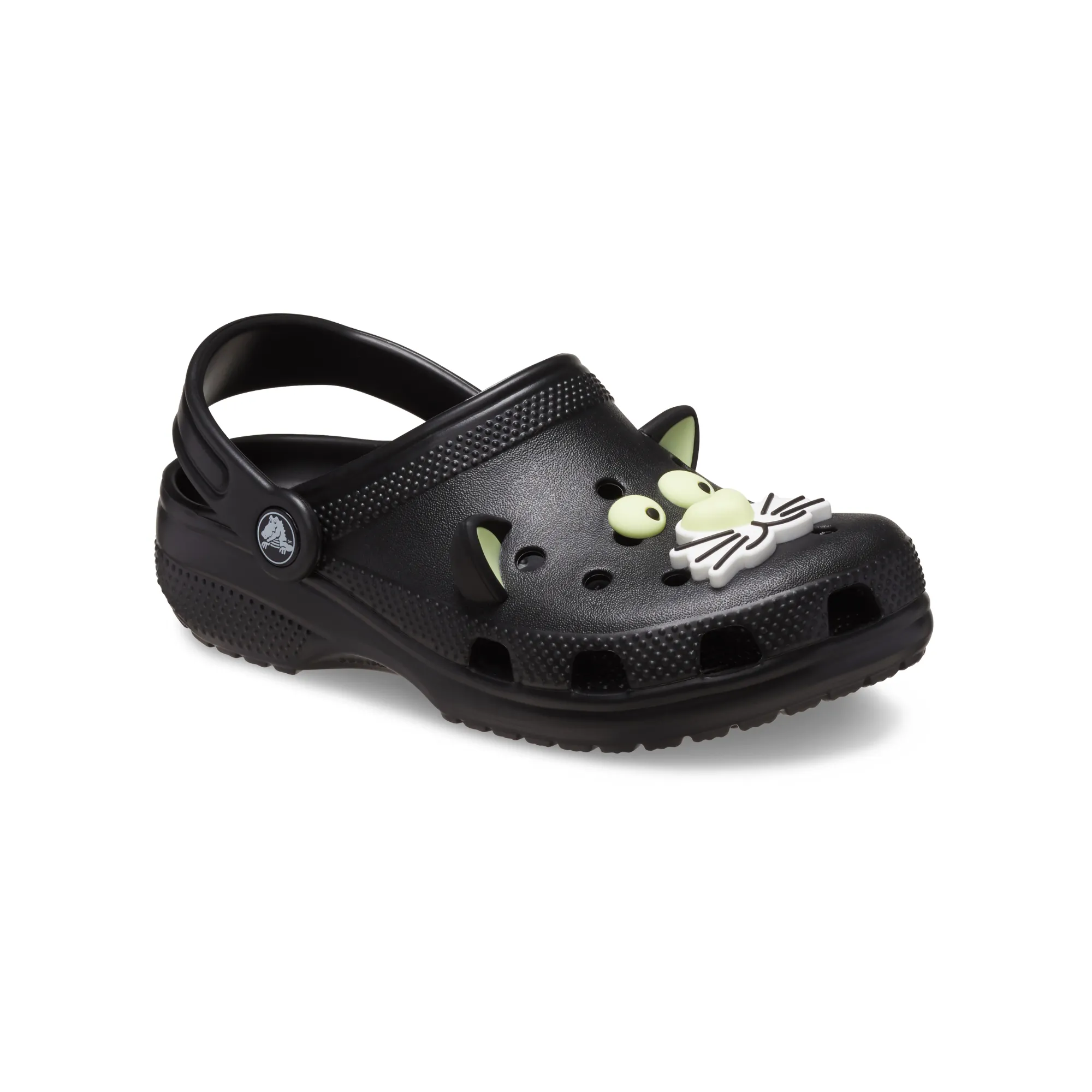 Crocs TODDLER CLASSIC GLOW BLACK CAT CLOG