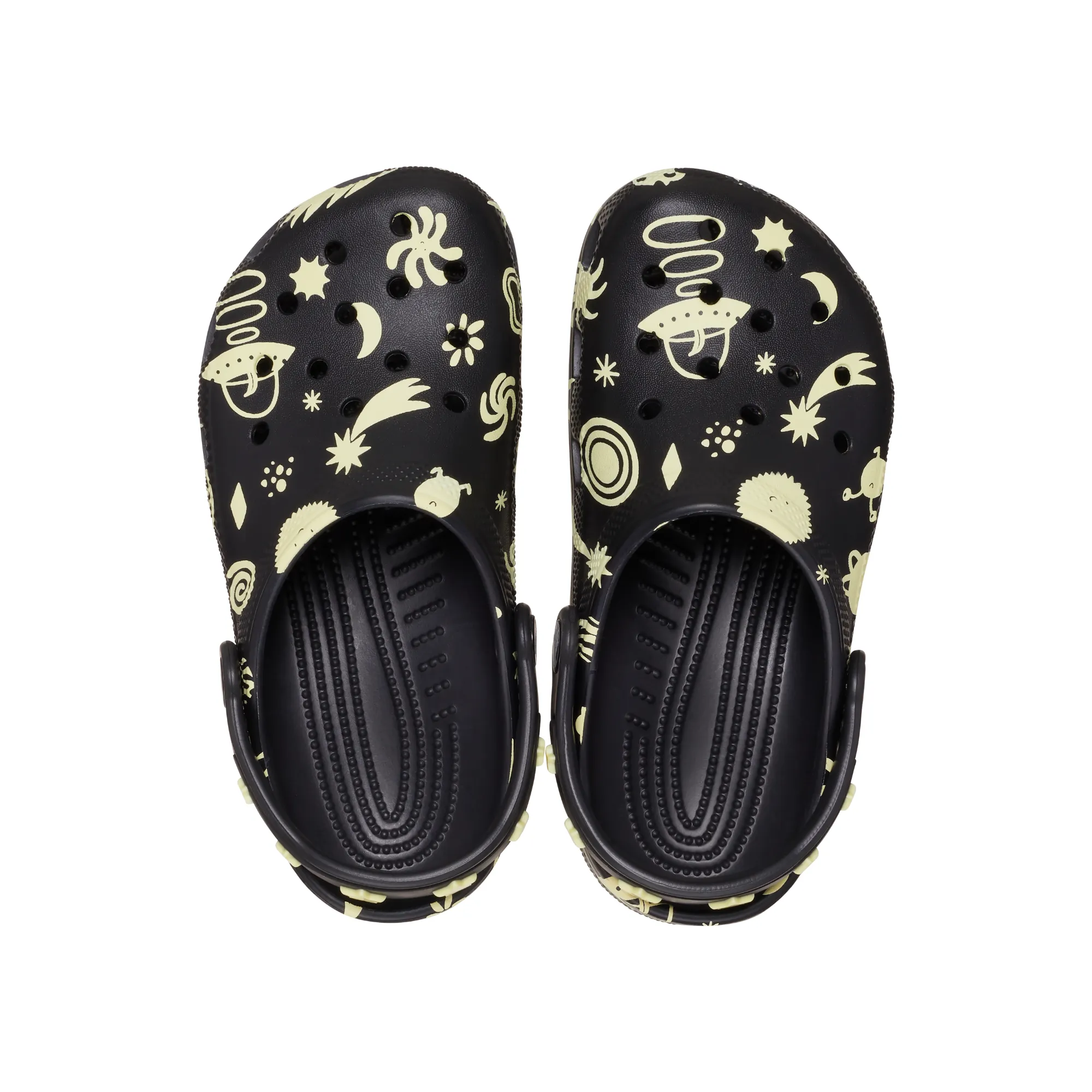 Crocs รองเท้าลำลองเด็ก TODDLER CLASSIC GLOW SPACE CLOG