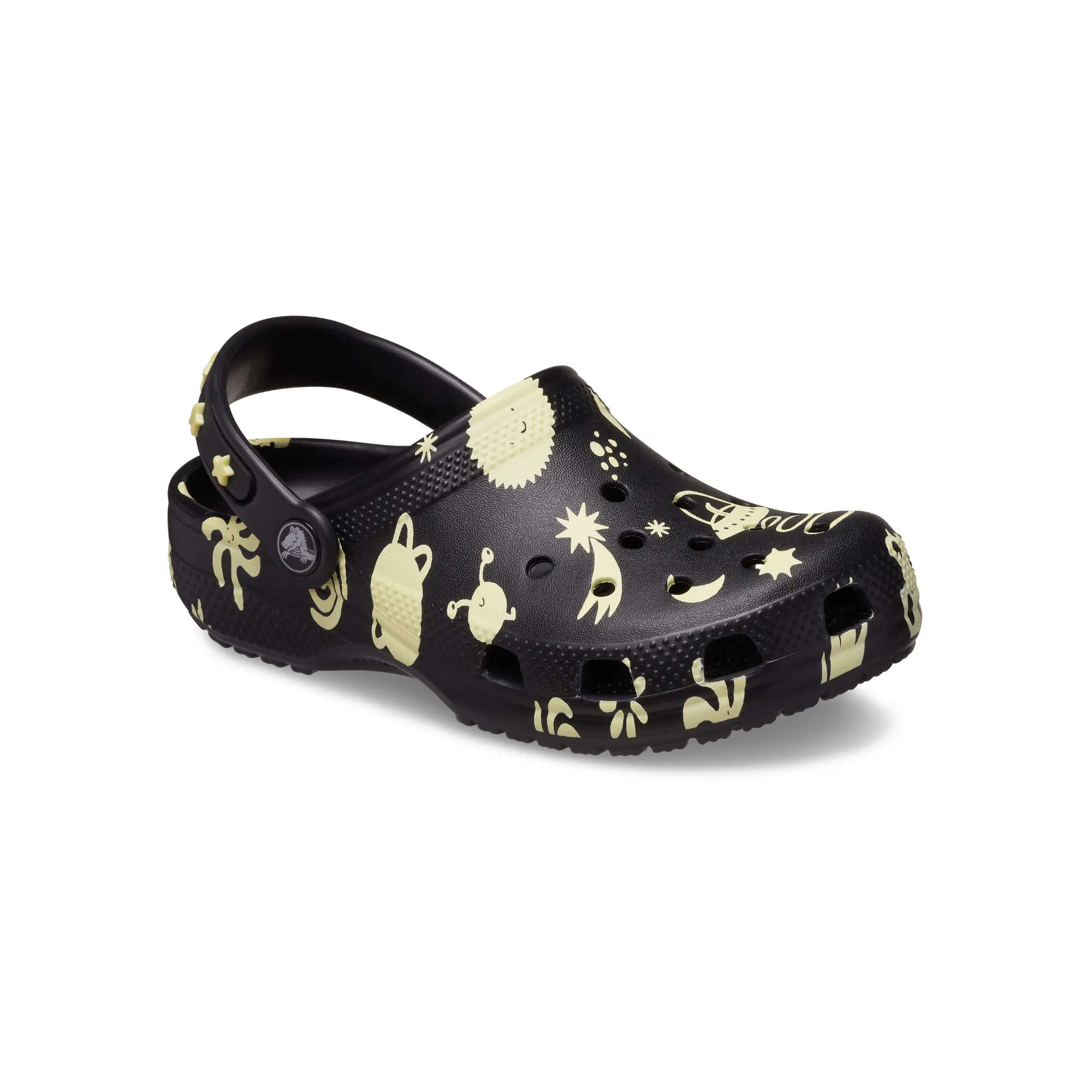 Crocs รองเท้าลำลองเด็ก TODDLER CLASSIC GLOW SPACE CLOG