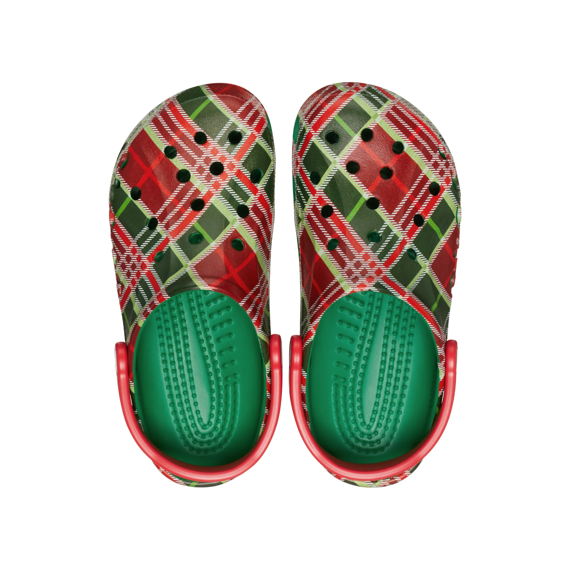 Crocs UNISEX BAYA HOLIDAY PLAID CLOG