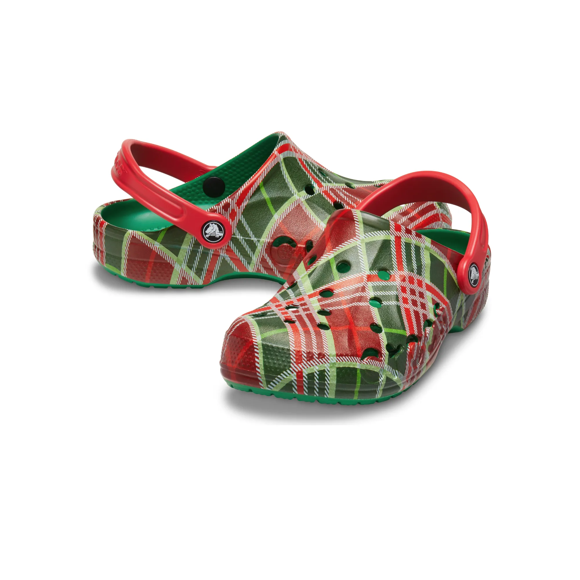 Crocs UNISEX BAYA HOLIDAY PLAID CLOG