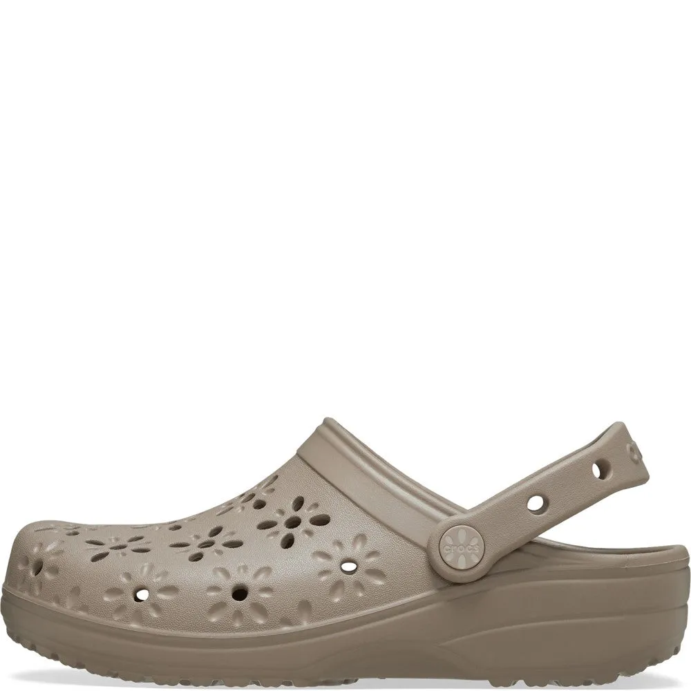 Crocs Unisex Classic Floral Cut Out Clog