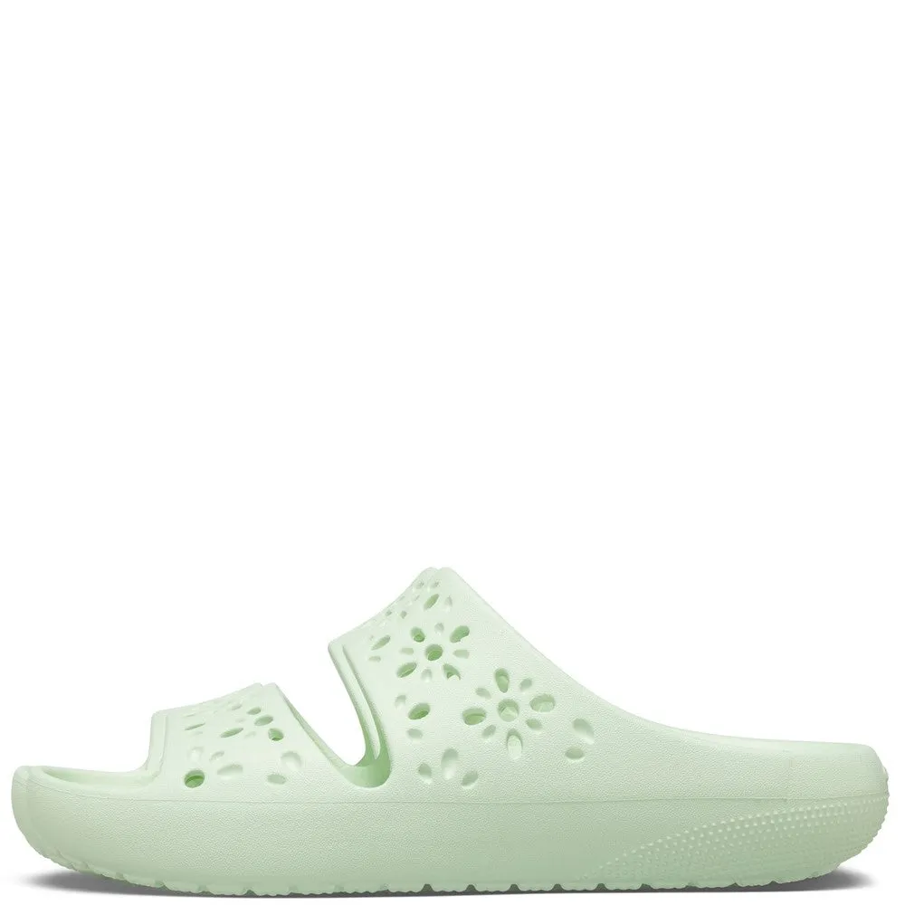 Crocs Unisex Classic Floral Cut Out Sandal