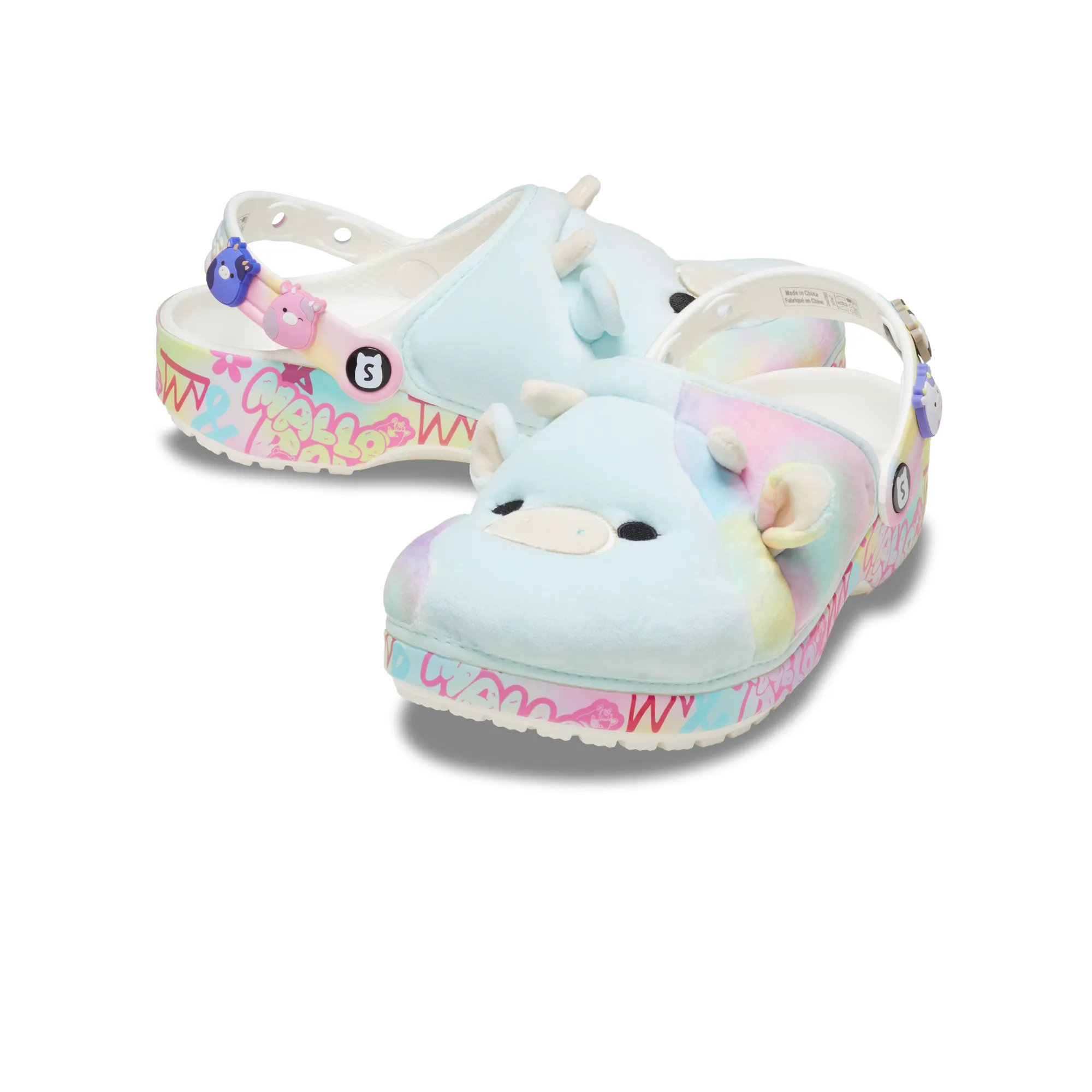 Crocs UNISEX CLASSIC SQUISHMALLOWS COW CLOG