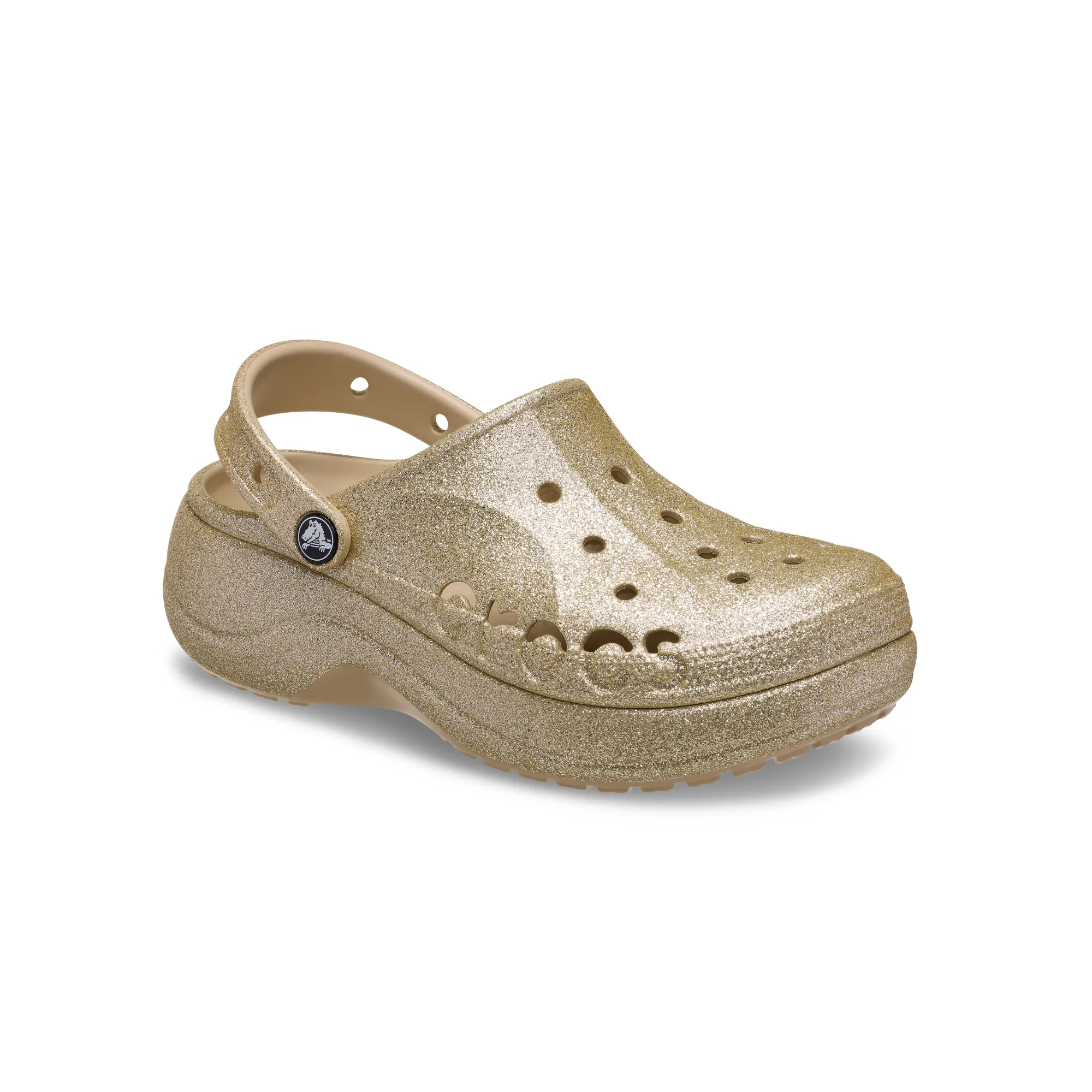 Crocs WOMEN'S  BAYA PLATFORM GLITTER CLOG